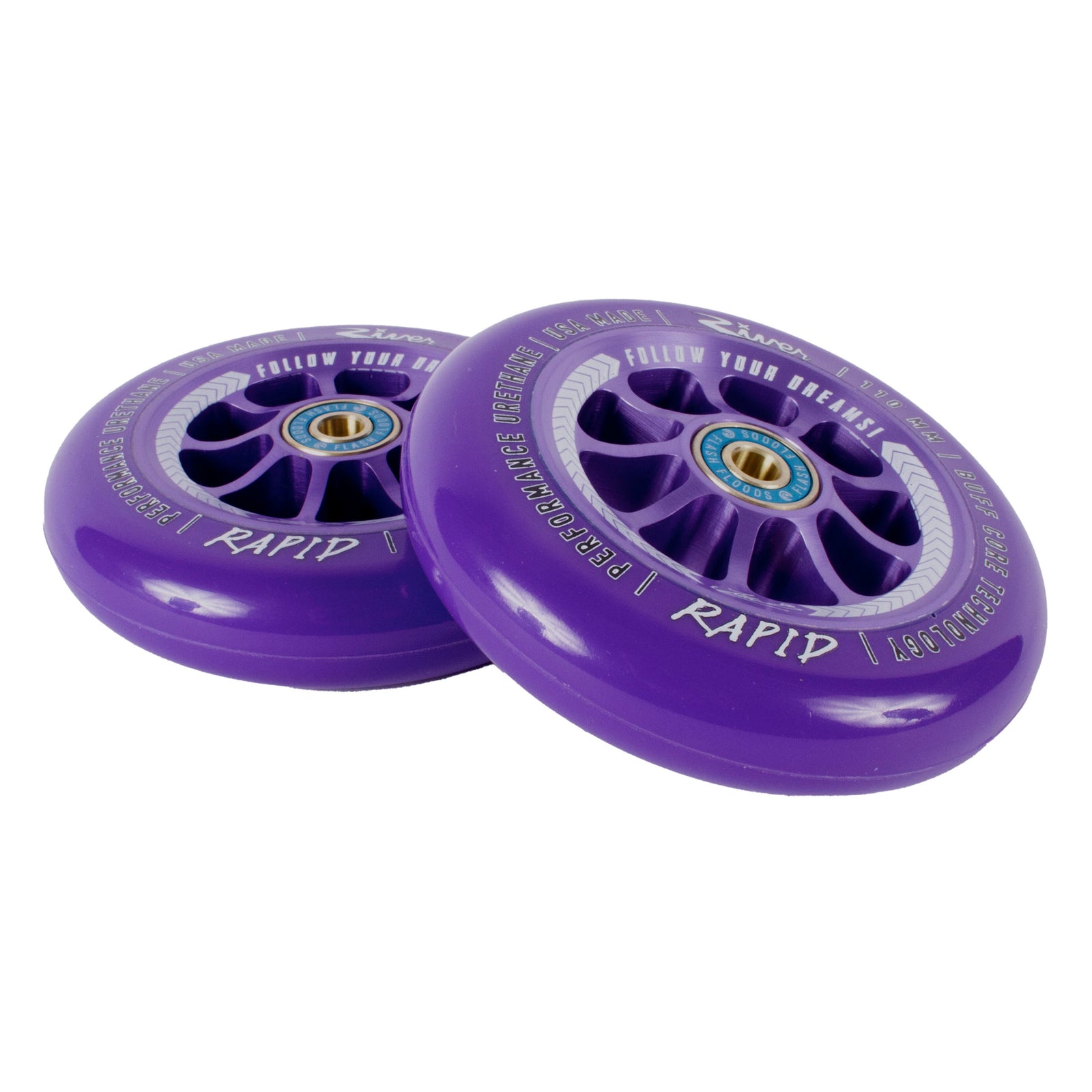 River Wheel Co Dream Catcher Rapid Wheels 110 x 24mm (Jordan Clark Signature)