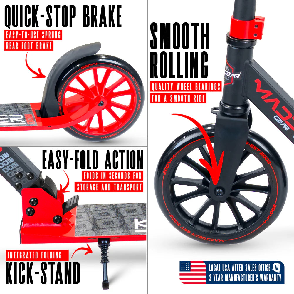 Madd Gear Scoot 200 Folding Kick Scooter