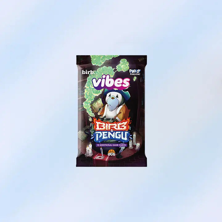 Pudgy Penguins Vibes Birb &amp; Pengu Booster Pack (12 cards)